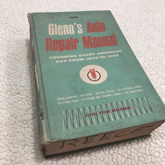 Vintage Glenn's Auto Repair Manual Every American Car 1953 to 1965 Chilton Book - Picture 3 of 16